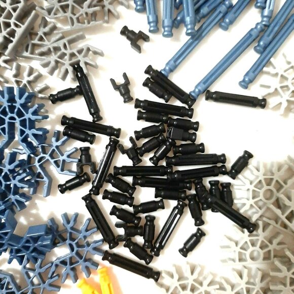 K'nex Lot of 460 Pieces Rods Connectors Random Mixed Standard Replacement Parts - Picture 4 of 10